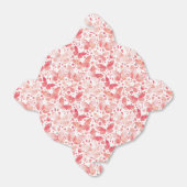 Butterflies Waterverf Coral Pink Bedankdoosjes (Uitgevouwen)