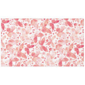Butterflies Waterverf Coral Pink Tablecloth Tafelkleed (Voorkant (Horizontaal))