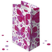 Butterflies Waterverf Magenta Pink Klein Cadeauzakje