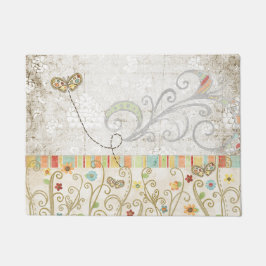 Butterflies Welkom Doormat Deurmat