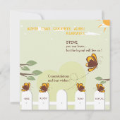 Butterflies Whimsical Farewell Party Invitation Kaart (Voorkant)