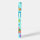 Butterflies Whimsy Turquoise Blue Name personalise Case-Mate iPhone Case (Achterkant / Rechts)