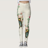 Butterflies Wildbloemen Ephemera Romantic  Leggings (Voorkant)
