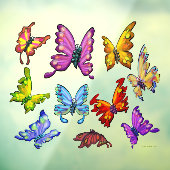 Butterflies Window Cling Raamsticker (Vel 3)