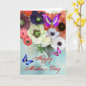 BUTTERFLIES, WITTE RODE ROSSEN EN ANEMOENSTROMEN KAART (Gele Bloem)