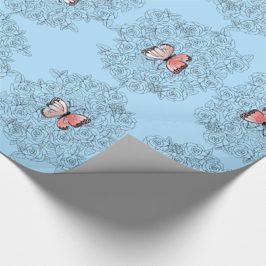 Butterflies Wrappapier Cadeaupapier (Hoek)