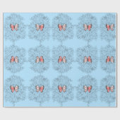 Butterflies Wrappapier Cadeaupapier (Vlak)