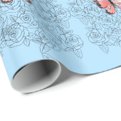 Butterflies Wrappapier Cadeaupapier (Rol Hoek)