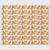 Butterflies Wrappapier Cadeaupapier (Vlak)