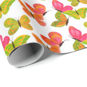 Butterflies Wrappapier Cadeaupapier (Rol Hoek)