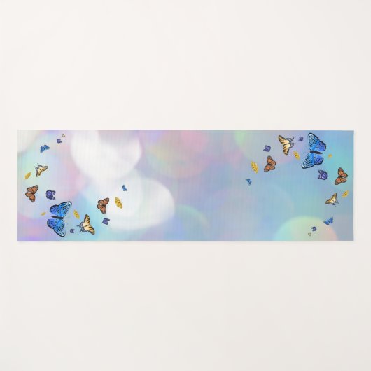 Butterflies Yoga Mat (Voorkant (horizontaal))
