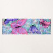 Butterflies Yoga Mat (Voorkant (horizontaal))
