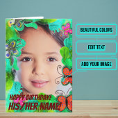 Butterflies zijn de Miracles Waterverf van Birthda Kaart