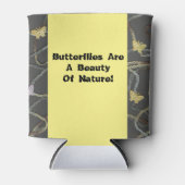 Butterflies zijn een schoonheid blikjeskoeler (Voorkant)