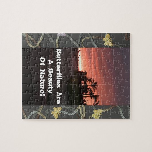 Butterflies zijn een schoonheid legpuzzel (Horizontaal)