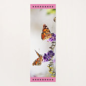 Butterflies zijn Free Custom Name Yoga Mat (Achterkant)