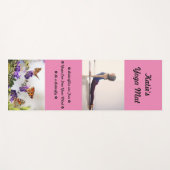 Butterflies zijn Free Custom Name Yoga Mat (Voorkant (horizontaal))