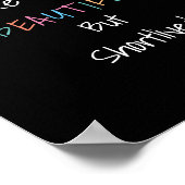 Butterflies zijn prachtig zoals Affairs> Citaat Poster (Hoek)