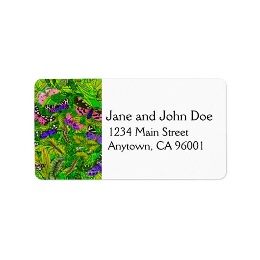 Butterflies zijn vrij etiket (Voorkant)