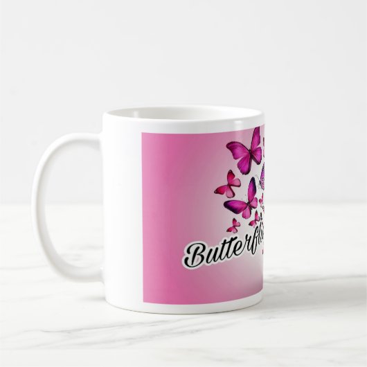 Butterflies zijn vrij... koffiemok (Links)