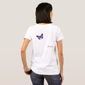Butterflies zijn vrij om te vliegen t-shirt (Achterkant volledig)