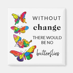Butterflips Inspiron Quote Magnet 2"x2"
