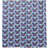 Butterflly Design Shower Curtain Douchegordijn (Voorkant)