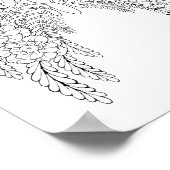 Butterflower #1 Kleurend Poster (Hoek)