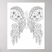 Butterflower #1 Kleurend Poster (Voorkant)