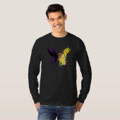 Butterflower chrysanthemums and butterfly t-shirt (Voorkant volledig)