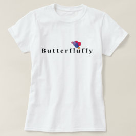 Butterfluffy: Schattige voedselminnend vogelt-shir T-shirt