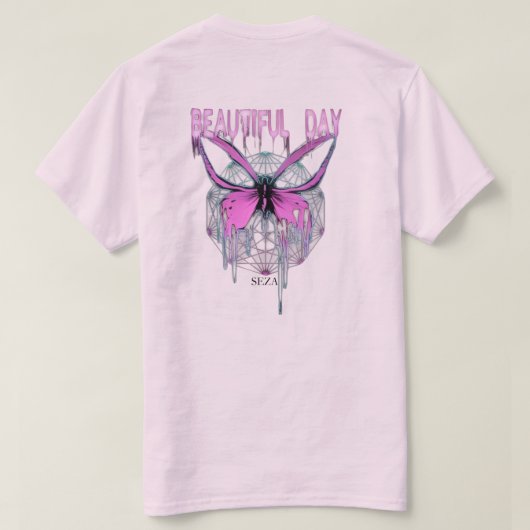 butterfluy t-shirt (Design achterkant)