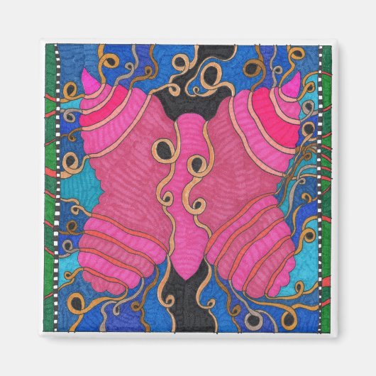 Butterfly1 Magneet (Voorkant)