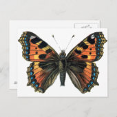 Butterfly 01 briefkaart (Voorkant / Achterkant)