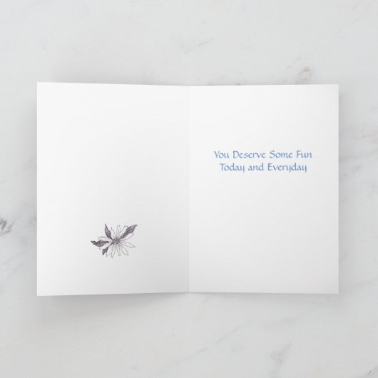 Butterfly 100th Birthday Kaart (Binnen)