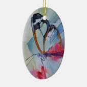 Butterfly 10-sierbloem keramisch ornament (Rechts)