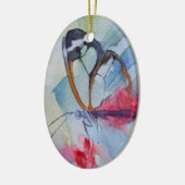 Butterfly 10-sierbloem keramisch ornament (Links)