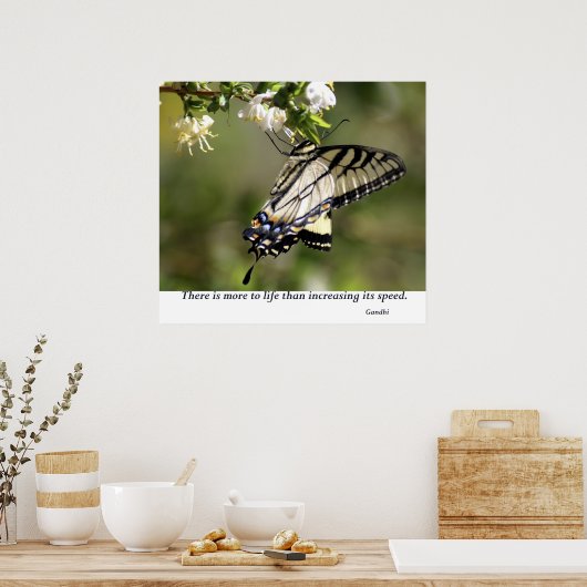 Butterfly 1 poster (Keuken)