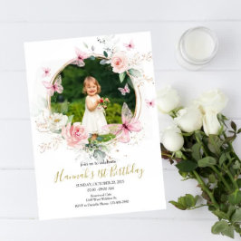 Butterfly 1st Birthday Kaart