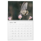 Butterfly 2026 kalender (Jan 2027)