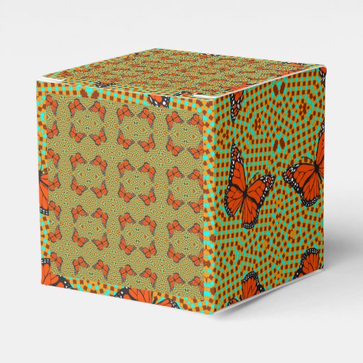 BUTTERFLY-21 FAVOR BOX BEDANKDOOSJES (Voorkant Zijde)