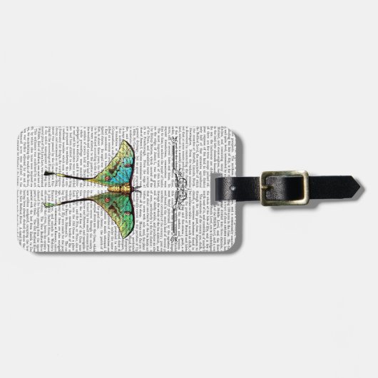 Butterfly 2 bagagelabel (Voorkant horizontaal)