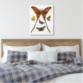 Butterfly 2 canvas afdruk (Insitu (Slaapkamer))