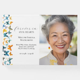 Butterfly 2-foto Uitvaart Gastenboek