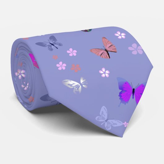 Butterfly 3 stropdas (Opgerold)