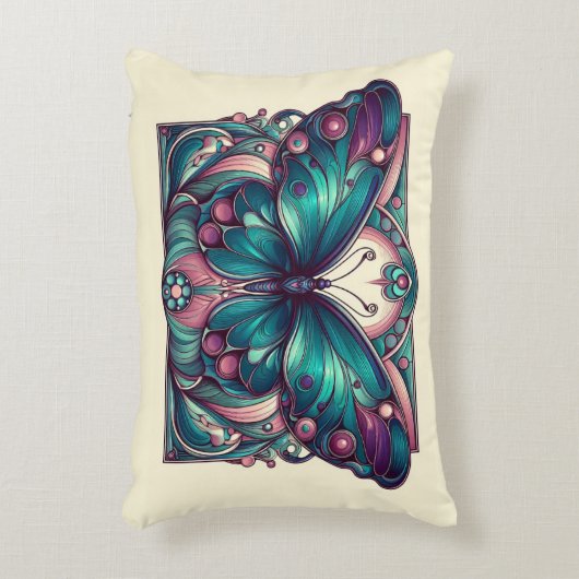 Butterfly 4 accent kussen (Voorkant(Verticaal))