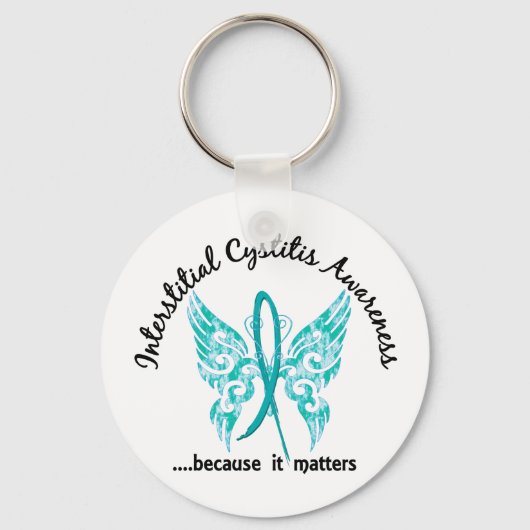 Butterfly 6.1 Interstitiële cystitis Sleutelhanger (Voorkant)