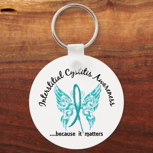 Butterfly 6.1 Interstitiële cystitis Sleutelhanger (Voorkant)