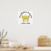 Butterfly 6.1 Neuroblastoma Poster (Keuken)