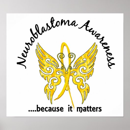 Butterfly 6.1 Neuroblastoma Poster (Voorkant)